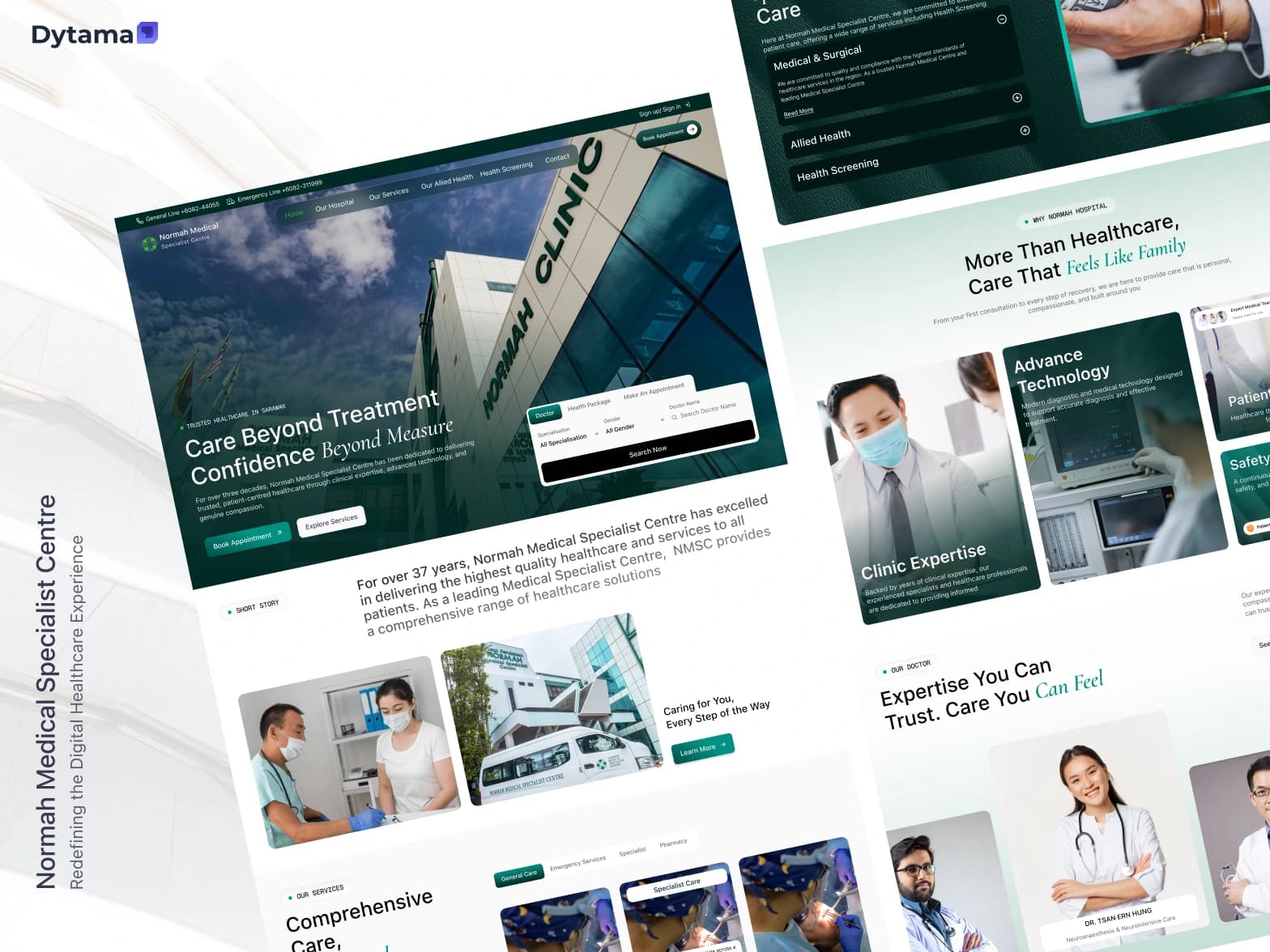 Healthcare Website Design | Normah Medical – Dytama